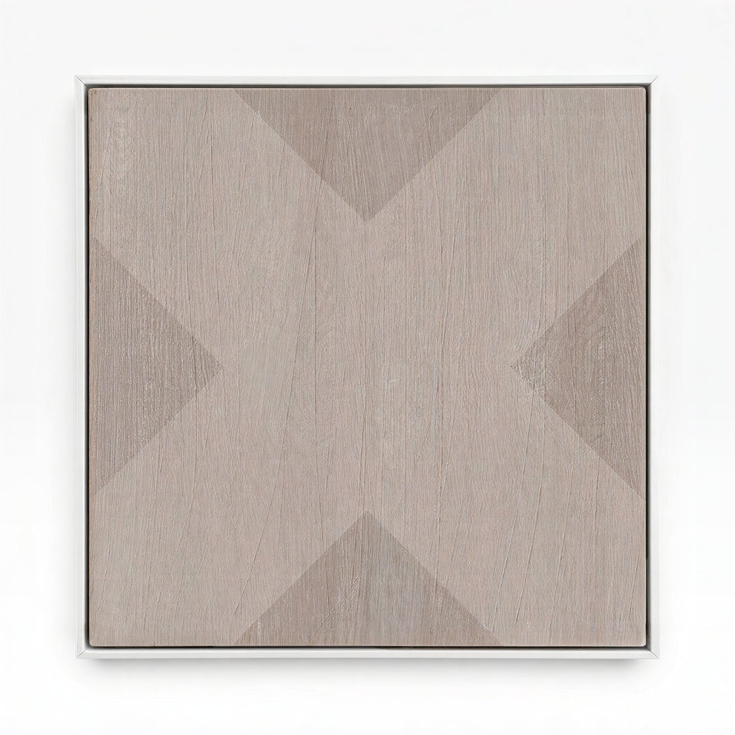 Geo X in Clay by DSCVR Art Framed Canvas Wall Art
