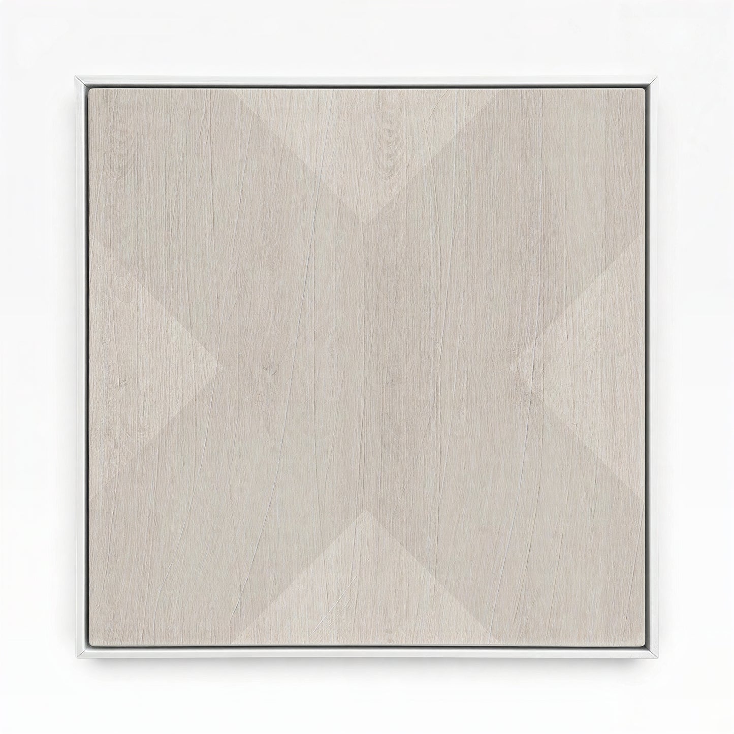 Geo X in Fog by DSCVR Art Framed Canvas Wall Art