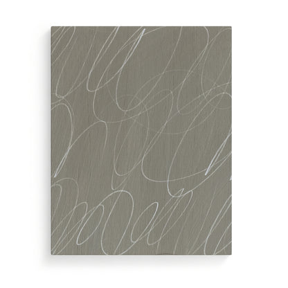 Abstract Marks in Clay Canvas Wall Art