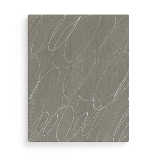 Abstract Marks in Clay Canvas Wall Art