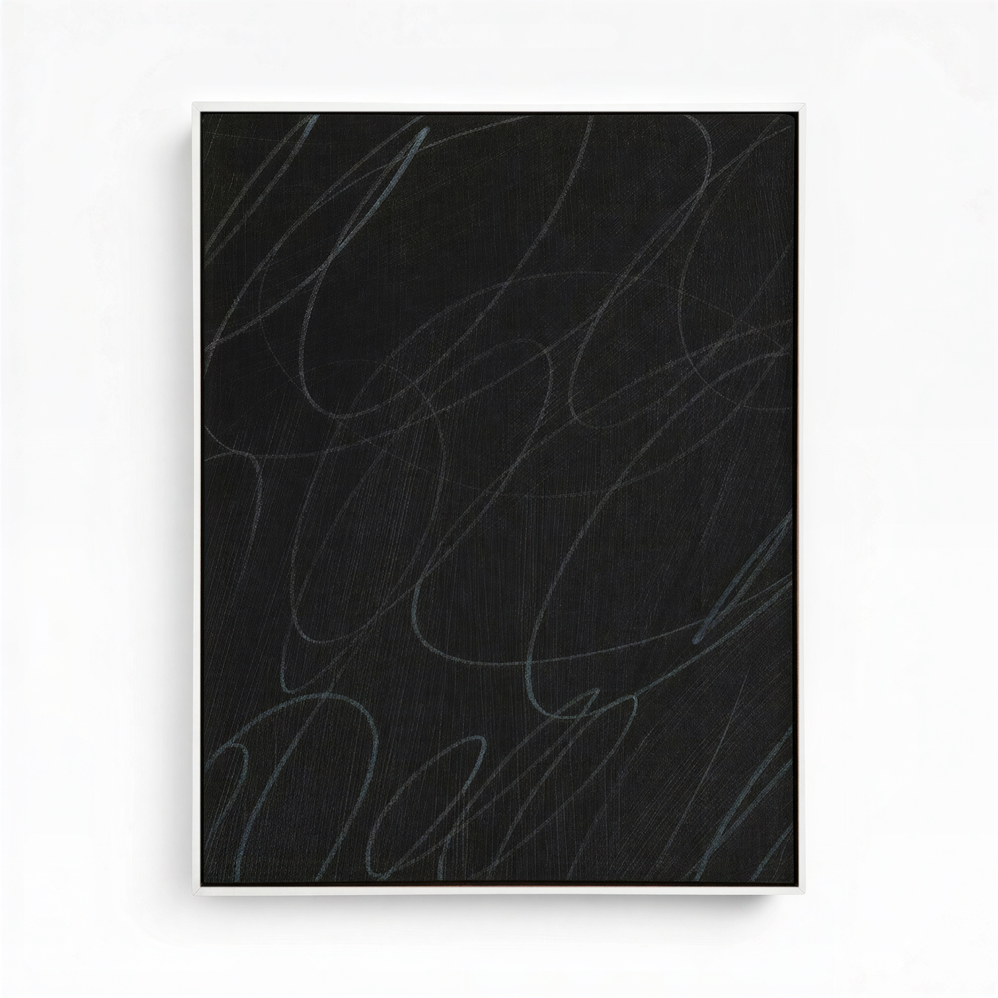Gestural Marks in Charcoal by DSCVR Art Framed Canvas Wall Art