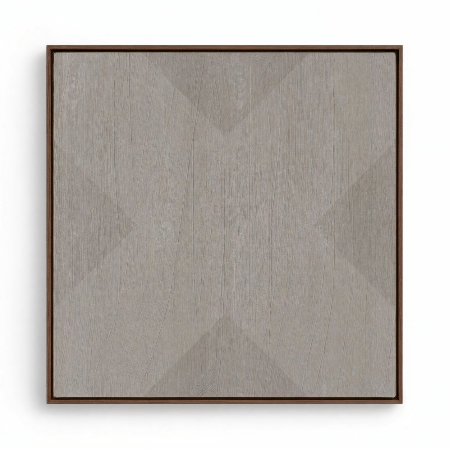 Geo X in Stone by DSCVR Art Framed Canvas Wall Art