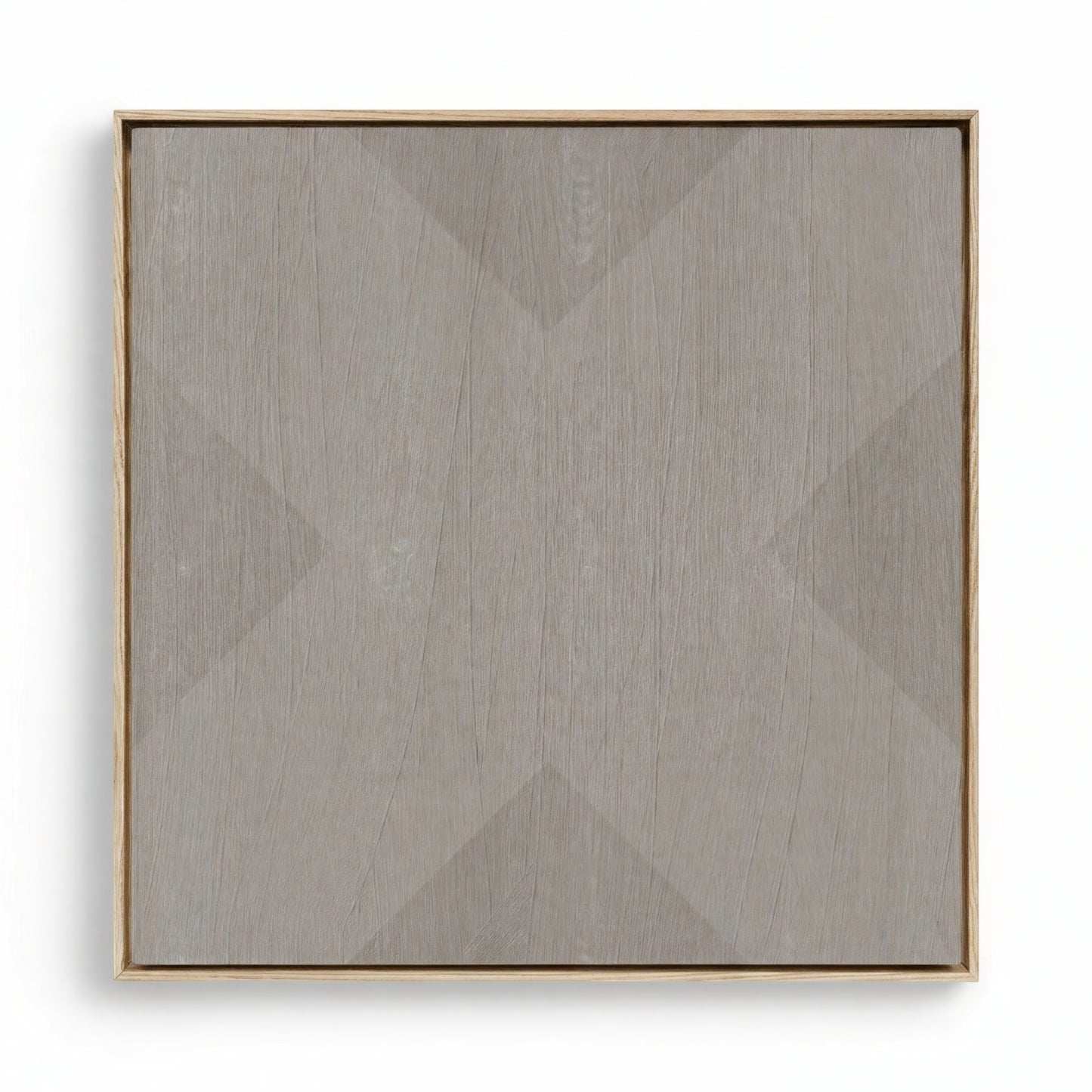 Geo X in Stone by DSCVR Art Framed Canvas Wall Art