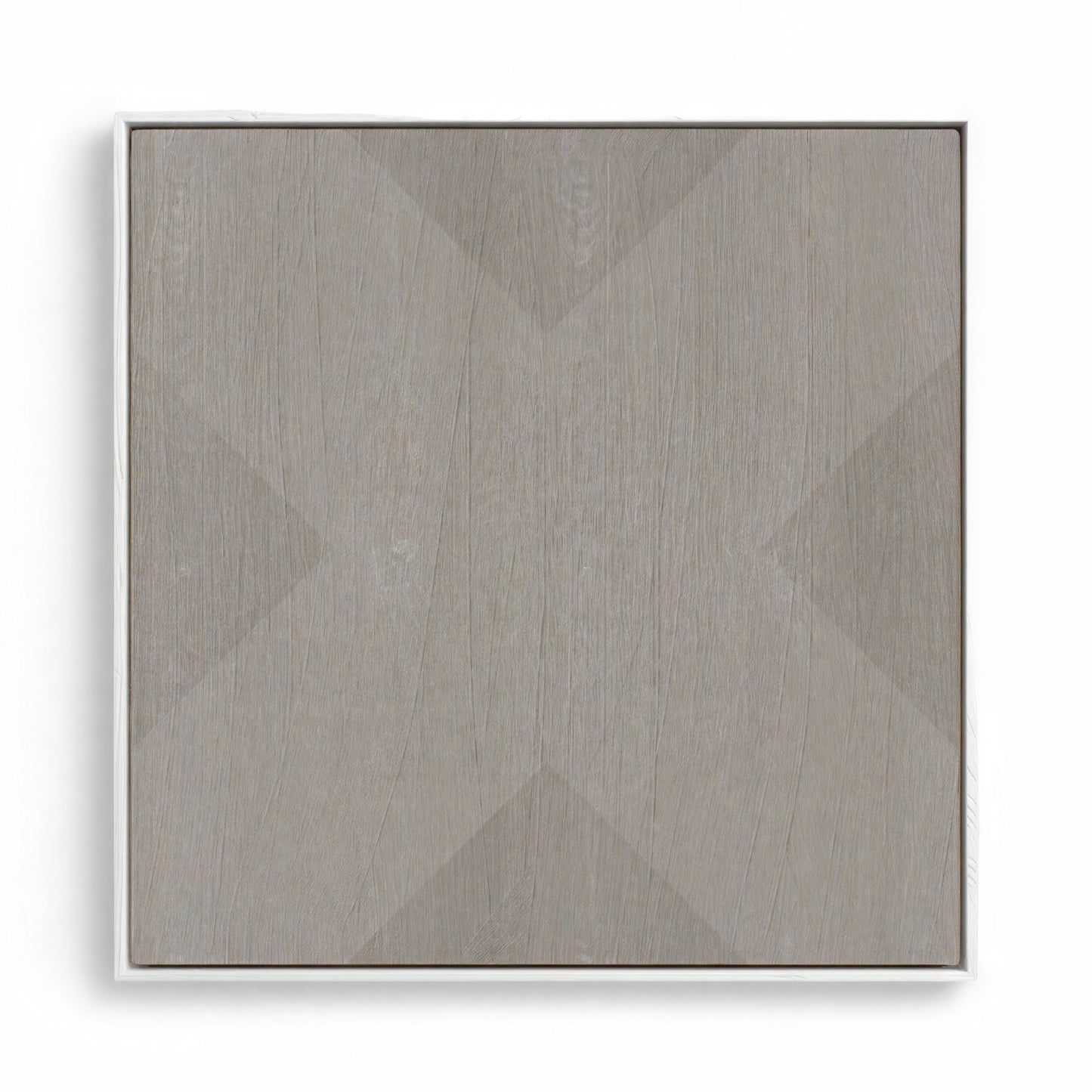 Geo X in Stone by DSCVR Art Framed Canvas Wall Art