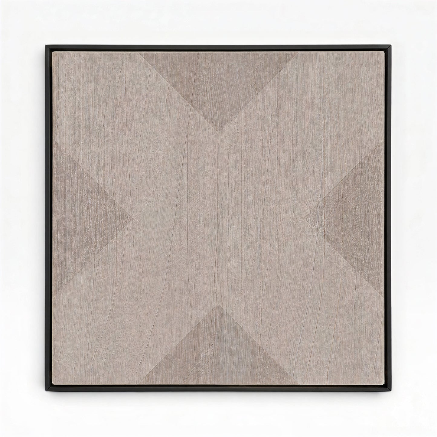 Geo X in Clay by DSCVR Art Framed Canvas Wall Art