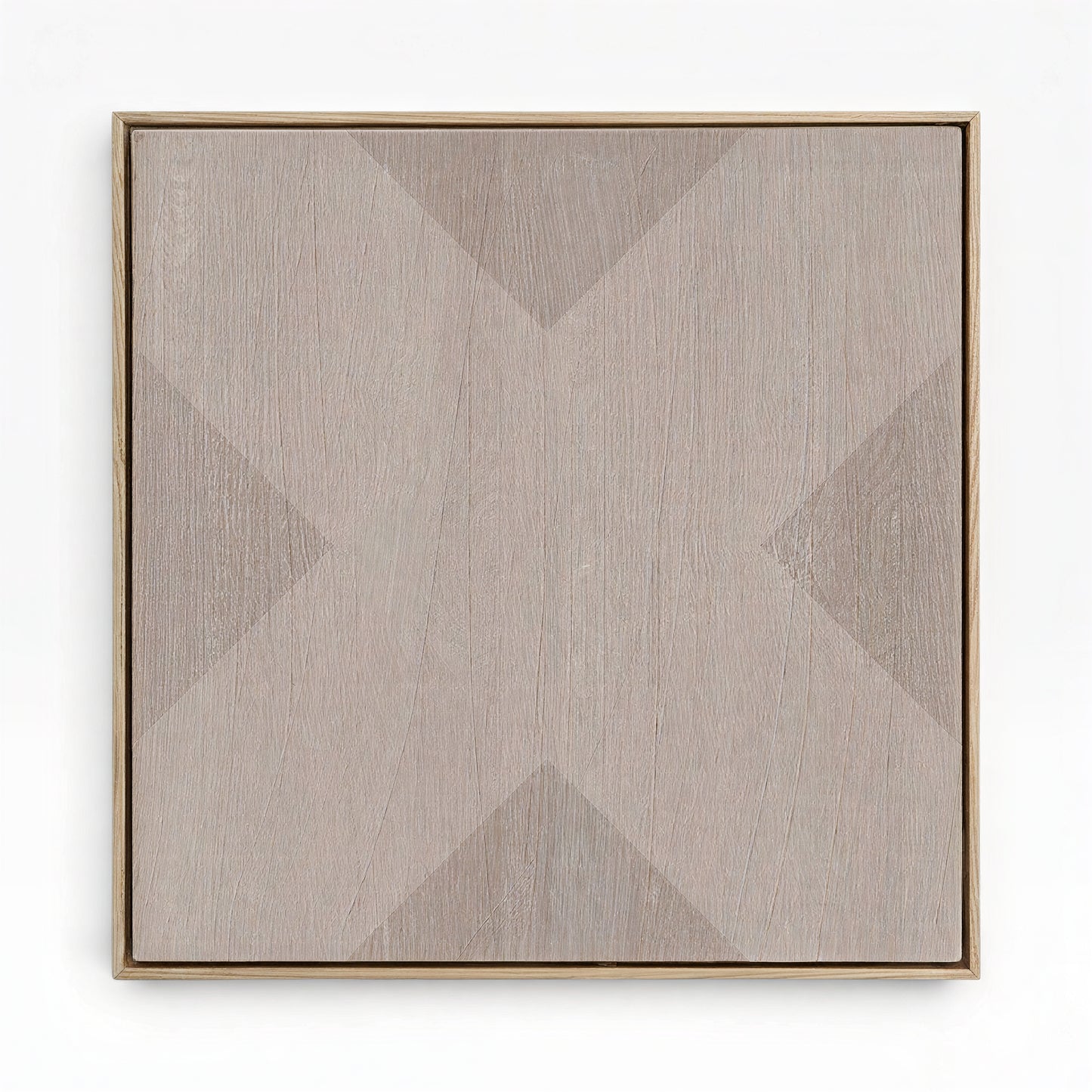 Geo X in Clay by DSCVR Art Framed Canvas Wall Art