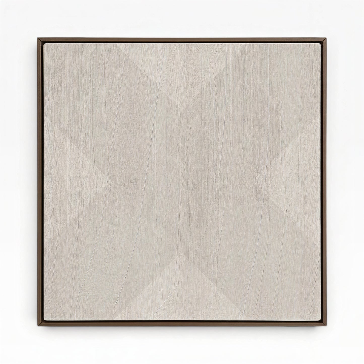 Geo X in Fog by DSCVR Art Framed Canvas Wall Art