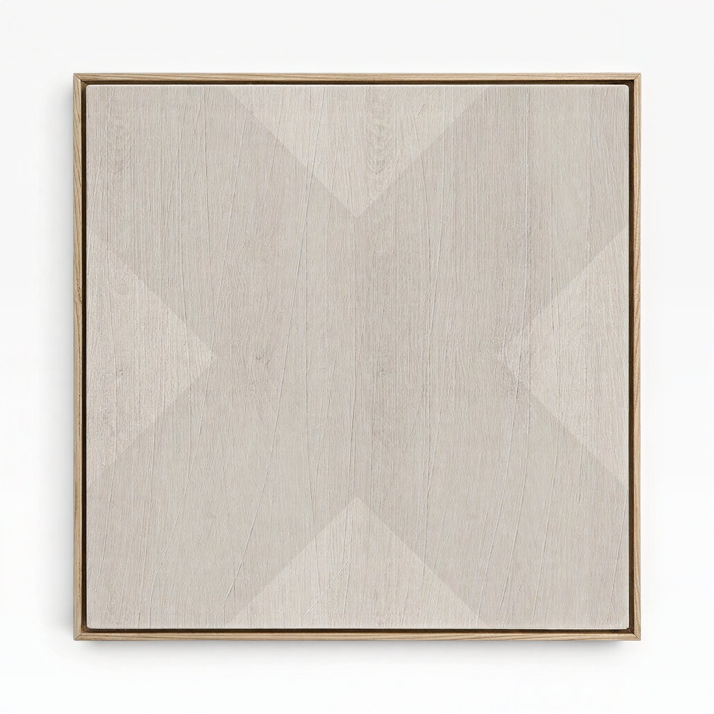 Geo X in Fog by DSCVR Art Framed Canvas Wall Art