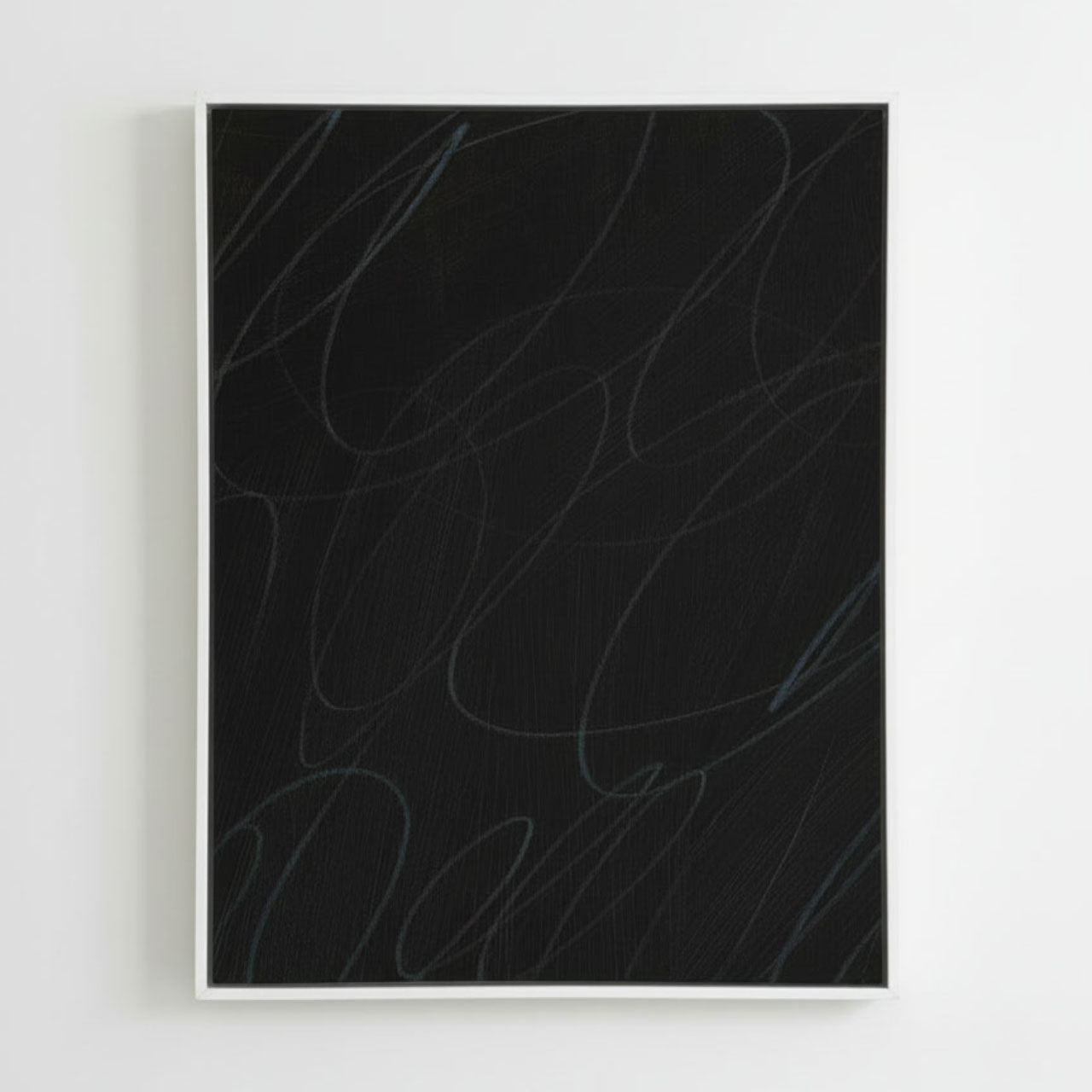 Gestural Marks in Charcoal by DSCVR Art Framed Canvas Wall Art